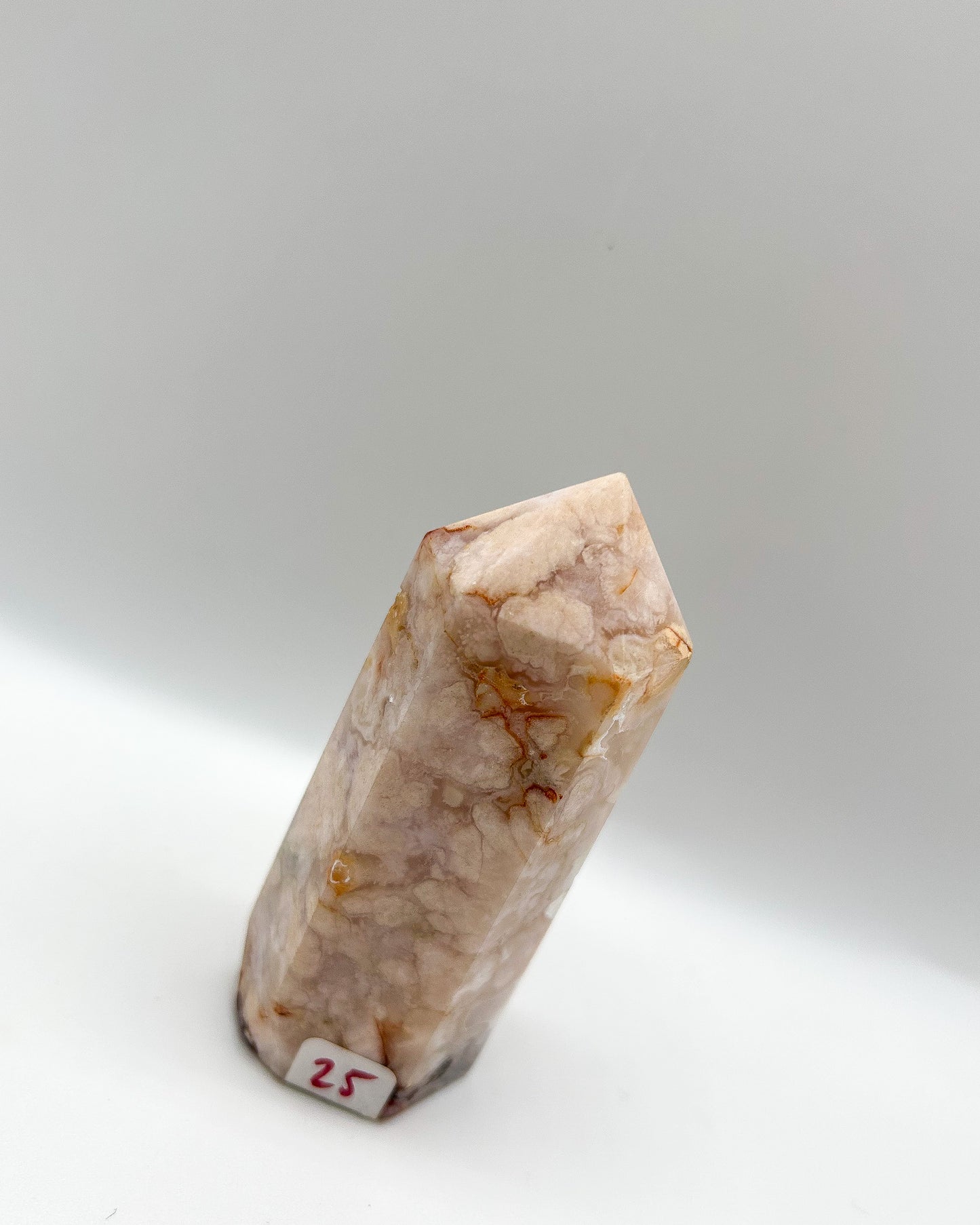 Carnelian Flower Agate tower